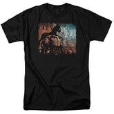 Batman Arkham City City Knockout Men's 18/1 Cotton Short-Sleeve T-Shirt