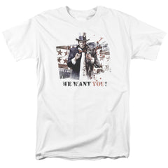 Batman Arkham City We Want You Men's 18/1 Cotton Short-Sleeve T-Shirt