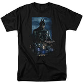 Batman Arkham Knight Batmobile Men's 18/1 Cotton Short-Sleeve T-Shirt