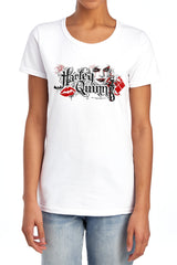 Batman Arkham Knight Lips Women's 18/1 Cotton Short-Sleeve T-Shirt