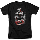 Batman Arkham Knight Quinn City Men's 18/1 Cotton Short-Sleeve T-Shirt
