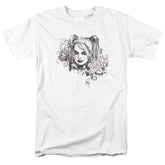 Batman Arkham Knight Sketchy Girl Men's 18/1 Cotton Short-Sleeve T-Shirt
