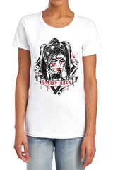 Batman Arkham Knight Sugar Quinn Women's 18/1 Cotton Short-Sleeve T-Shirt