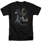Batman Arkham Origins Punch Men's 18/1 Cotton Short-Sleeve T-Shirt