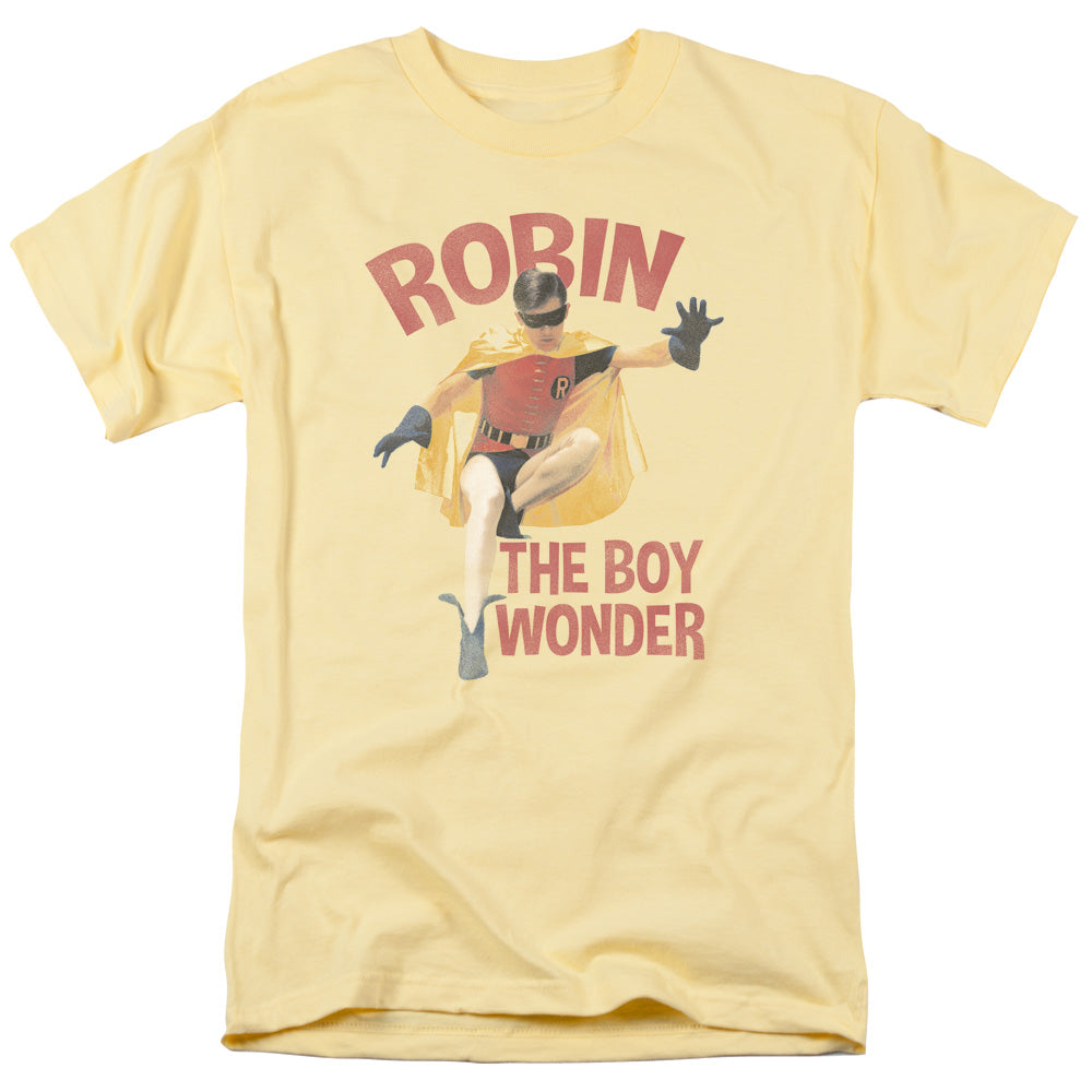 Batman Classic TV Series Boy Wonder Men's 18/1 Cotton Short-Sleeve T-Shirt