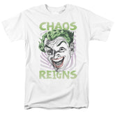 Batman Classic TV Series Chaos Reigns Men's 18/1 Cotton Short-Sleeve T-Shirt
