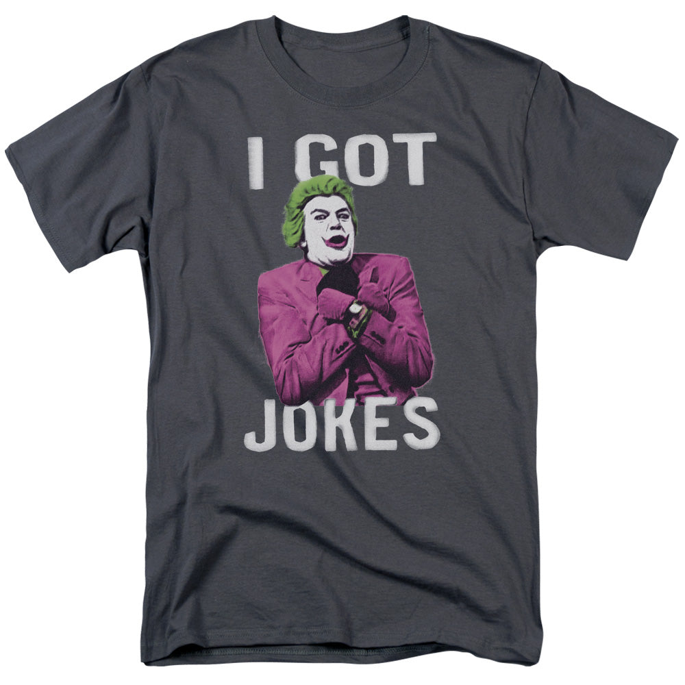Batman Classic TV Series Got Jokes Men's 18/1 Cotton Short-Sleeve T-Shirt