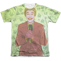 Batman Classic TV Series Jokes On You Men's Regular Fit Poly Cotton Short-Sleeve T-Shirt