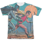 Batman Classic TV Series Lets Go Men's Regular Fit Poly Cotton Short-Sleeve T-Shirt