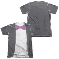 Batman Classic TV Series Penguin Uniform (Front/Back Print) Men's Regular Fit Poly Cotton Short-Sleeve T-Shirt