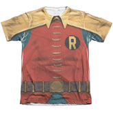 Batman Classic TV Series Robin Costume Men's Regular Fit Poly Cotton Short-Sleeve T-Shirt