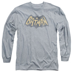 Batman Classic TV Series Show Logo Men's 18/1 Cotton Long-Sleeve T-Shirt