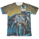 Batman Comics 75 Glow Men's Regular Fit Poly Cotton Short-Sleeve T-Shirt