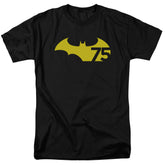 Batman Comics 75 Logo 2 Men's 18/1 Cotton Short-Sleeve T-Shirt