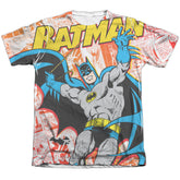 Batman Comics 75 Panels Men's Regular Fit Poly Cotton Short-Sleeve T-Shirt