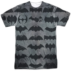 Batman Comics 75 Symbols Men's Regular Fit Polyester Short-Sleeve T-Shirt
