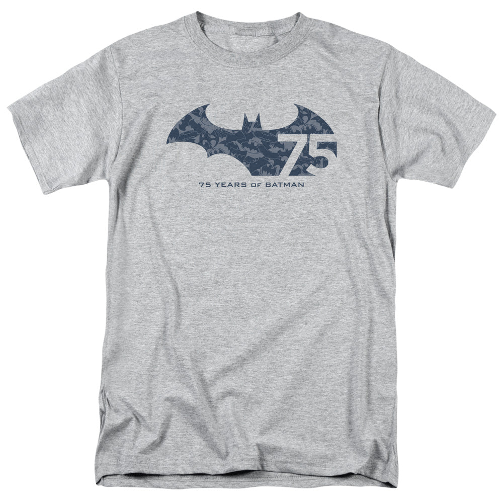 Batman Comics 75 Year Collage Men's 18/1 Cotton Short-Sleeve T-Shirt