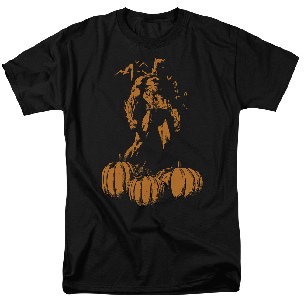 Batman Comics A Bat Among Pumpkins Men's 18/1 Cotton Short-Sleeve T-Shirt