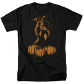 Batman Comics A Bat Among Pumpkins Men's 18/1 Cotton Short-Sleeve T-Shirt