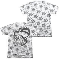 Batman Comics Against The Wall Men's Regular Fit Poly Cotton Short-Sleeve T-Shirt