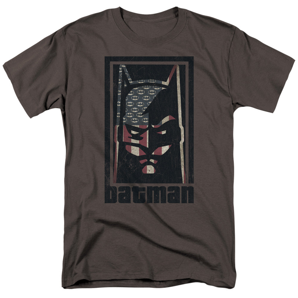 Batman Comics American Batman Men's 18/1 Cotton Short-Sleeve T-Shirt
