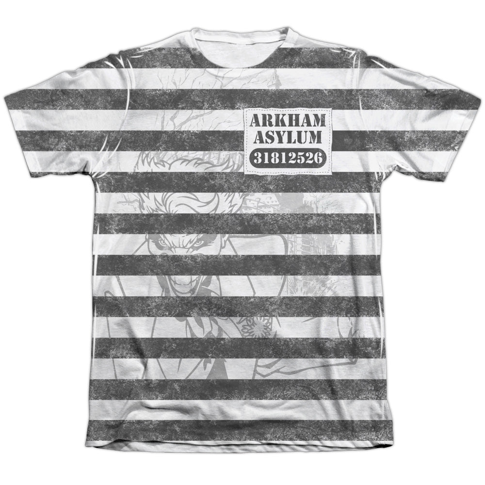 Batman Comics Arkhams Finest Men's Regular Fit Poly Cotton Short-Sleeve T-Shirt