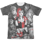 Batman Comics Bad Girls Men's Regular Fit Poly Cotton Short-Sleeve T-Shirt