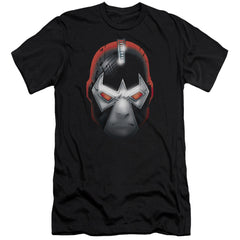 Batman Comics Bane Head Men's Ultra-Soft 30/1 Cotton Slim Short-Sleeve T-Shirt
