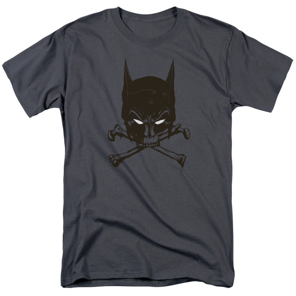 Batman Comics Bat And Bones Men's 18/1 Cotton Short-Sleeve T-Shirt