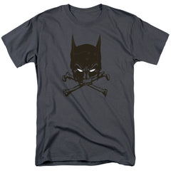 Batman Comics Bat And Bones Men's 18/1 Cotton Short-Sleeve T-Shirt