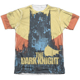 Batman Comics Bat Building Men's Regular Fit Poly Cotton Short-Sleeve T-Shirt