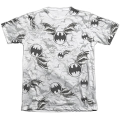 Batman Comics Bat Flight Men's Regular Fit Poly Cotton Short-Sleeve T-Shirt