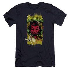 Batman Comics Bat Killers 2 Men's Ultra-Soft 30/1 Cotton Slim Short-Sleeve T-Shirt