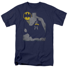 Batman Comics Bat Knockout Men's 18/1 Cotton Short-Sleeve T-Shirt