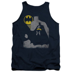 Batman Comics Bat Knockout Men's 18/1 Cotton Tank Top
