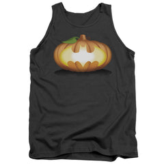 Batman Comics Bat Pumpkin Logo Men's 18/1 Cotton Tank Top