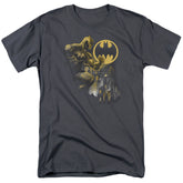 Batman Comics Bat Signal Men's 18/1 Cotton Short-Sleeve T-Shirt