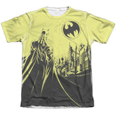 Batman Comics Bat Signal Men's Regular Fit Poly Cotton Short-Sleeve T-Shirt