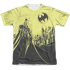 Batman Comics Bat Signal Men's Regular Fit Poly Cotton Short-Sleeve T-Shirt