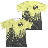 Batman Comics Bat Signal Men's Regular Fit Poly Cotton Short-Sleeve T-Shirt