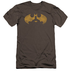 Batman Comics Bat Symbol Knockout Men's Ultra-Soft 30/1 Cotton Slim Short-Sleeve T-Shirt