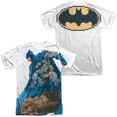 Batman Comics Batbit (Front/Back Print) Men's Regular Fit Polyester Short-Sleeve T-Shirt
