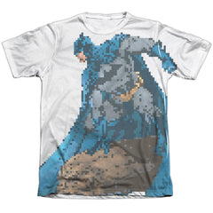 Batman Comics Batbit Men's Regular Fit Poly Cotton Short-Sleeve T-Shirt