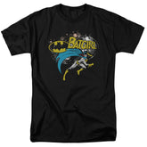 Batman Comics Batgirl Halftone Men's 18/1 Cotton Short-Sleeve T-Shirt