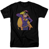 Batman Comics Batgirl Moves Men's 18/1 Cotton Short-Sleeve T-Shirt
