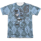 Batman Comics Batgyle Men's Regular Fit Poly Cotton Short-Sleeve T-Shirt