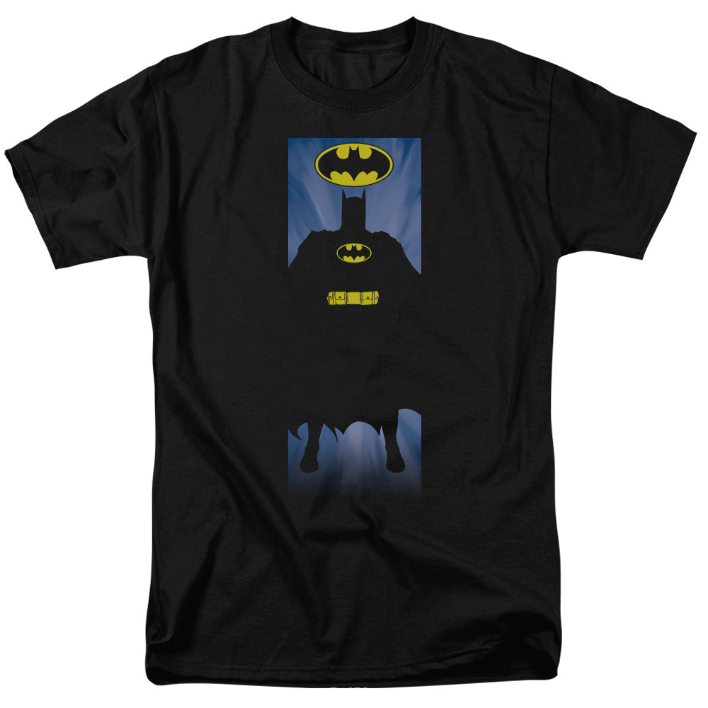 Batman Comics Batman Block Men's 18/1 Cotton Short-Sleeve T-Shirt