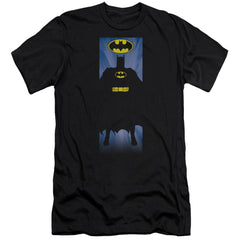 Batman Comics Batman Block Men's Ultra-Soft 30/1 Cotton Slim Short-Sleeve T-Shirt