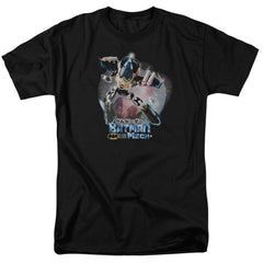 Batman Comics Batman Mech Men's 18/1 Cotton Short-Sleeve T-Shirt