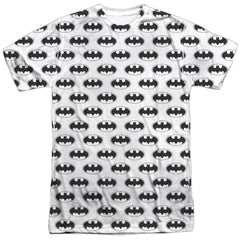 Batman Comics Bats All Over Men's Regular Fit Polyester Short-Sleeve T-Shirt